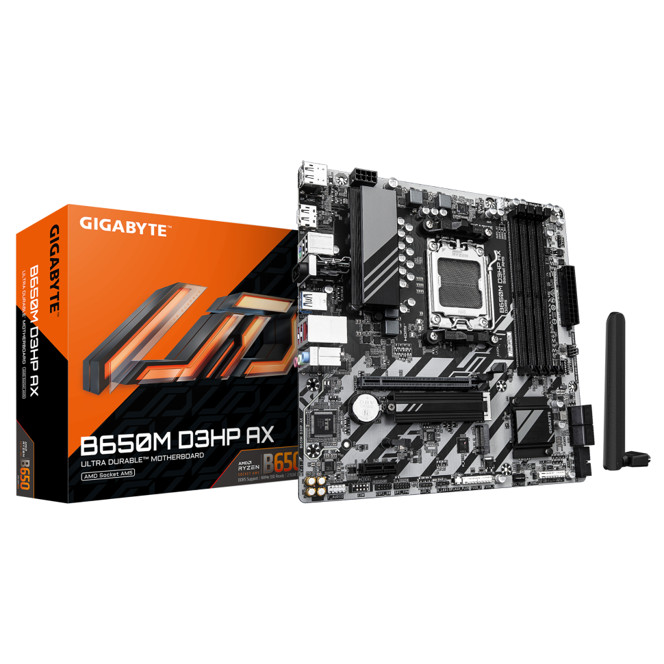 Материнская плата Gigabyte B650M D3HP AX 1.3
