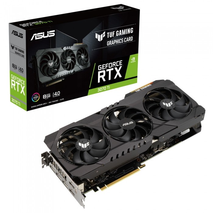 Видеокарта ASUS (TUF-RTX3070TI-8G-GAMING) GeForce RTX 3070 Ti 8Gb TUF GAMING 90YV0GY1-M0NA00