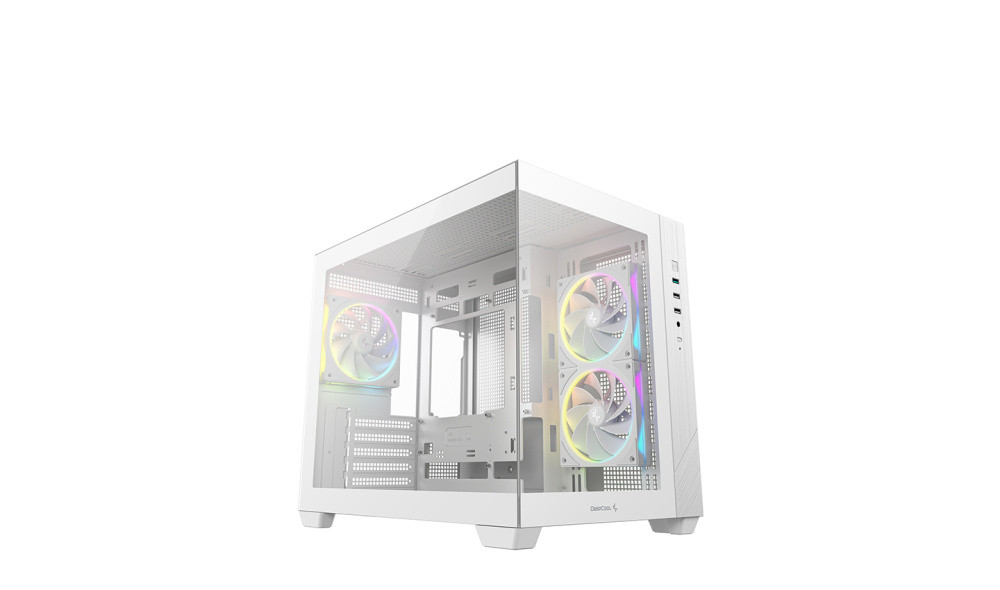Компьютерный корпус Deepcool CG330 3F WH ARGB White
