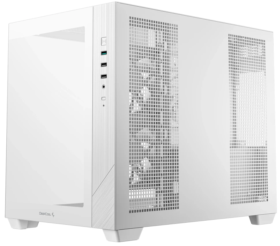 Компьютерный корпус Deepcool CG330 3F WH ARGB White