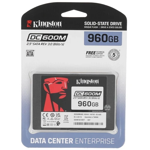 Твердотельный накопитель Kingston 960 Gb DC600M (SEDC600M/960G)