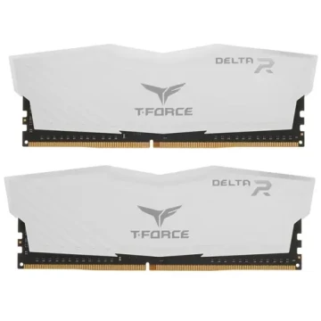 Оперативная память 16 Gb 3600 MHz Team Group T-FORCE DELTA RGB White (TF4D416G3600HC18JDC01) RTL