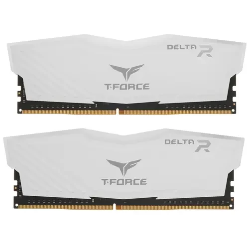 Оперативная память 16 Gb 3600 MHz Team Group T-FORCE DELTA RGB White (TF4D416G3600HC18JDC01) RTL