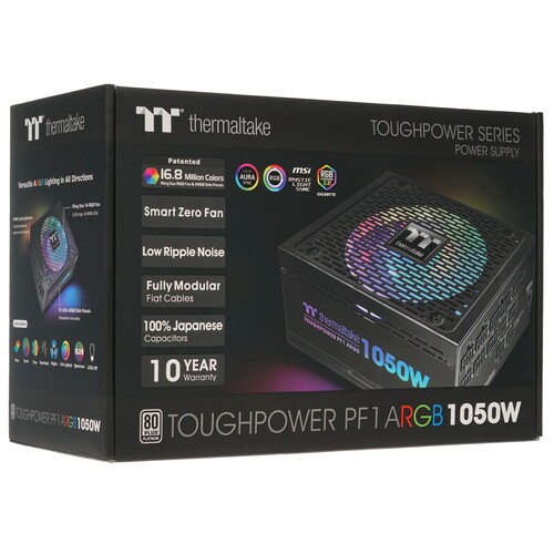 Блок питания Thermaltake 1050W TOUGHPOWER PF1 ARGB PS-TPD-1050F3FAPE-1