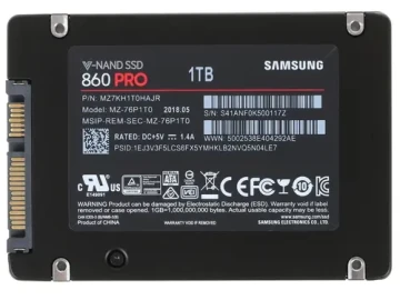 Π’Π²Π΅ΡΠ΄ΠΎΡΠ΅Π»ΡΠ½ΡΠΉ Π½Π°ΠΊΠΎΠΏΠΈΡΠ΅Π»Ρ Samsung 1000 Gb 860 PRO MZ-76P1T0BW