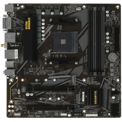 Материнская плата Gigabyte B550M DS3H AC