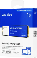 Твердотельный накопитель Western Digital 1000 Gb SN580 Blue (WDS100T3B0E)