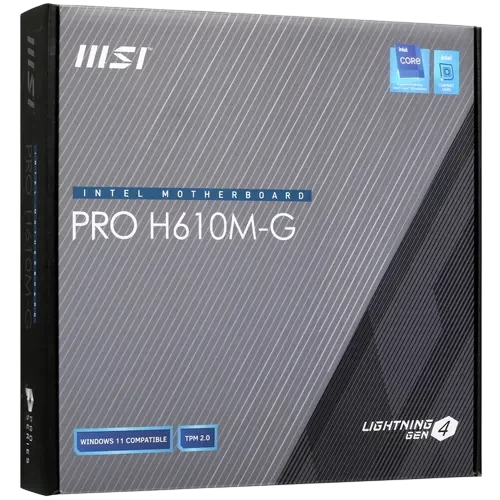Материнская плата MSI PRO H610M-G