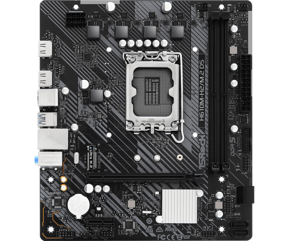 Материнская плата AsRock H610M-H2/M.2 D5