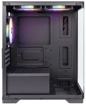 Компьютерный корпус 1STPLAYER MIKU Mi2 LED Black (FP_Mi2-BK-3F1)
