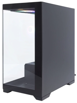 Компьютерный корпус 1STPLAYER MIKU Mi2 LED Black (FP_Mi2-BK-3F1)