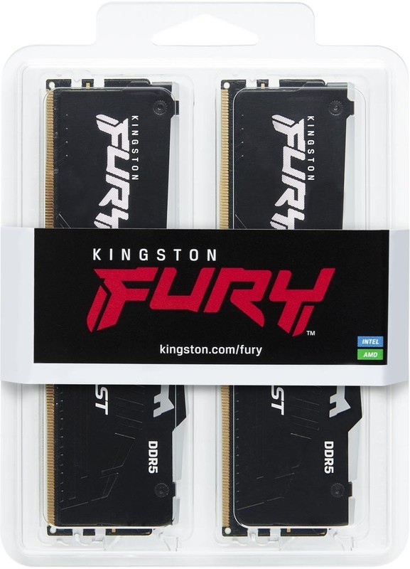 Оперативная память 32 Gb 5200 MHz Kingston FURY Beast RGB EXPO Black (KF552C36BBEAK2-32)
