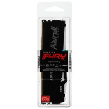 Оперативная память 8 Gb 5200 MHz Kingston FURY Beast RGB EXPO Black (KF552C36BBEA-8)