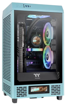 Компьютерный корпус Thermaltake The Tower 200 TG Turquoise Blue (CA-1X9-00SBWN-00)