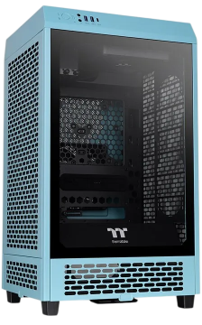 Компьютерный корпус Thermaltake The Tower 200 TG Turquoise Blue (CA-1X9-00SBWN-00)