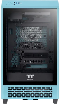 Компьютерный корпус Thermaltake The Tower 200 TG Turquoise Blue (CA-1X9-00SBWN-00)