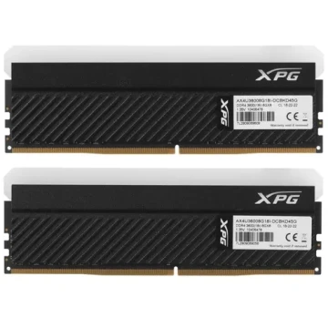 Оперативная память 16 Gb 3600 MHz ADATA XPG GAMMIX D45G RGB Black (AX4U36008G18I-DCBKD45G)