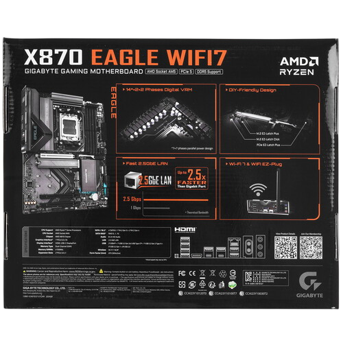 Материнская плата Gigabyte X870 EAGLE WIFI7