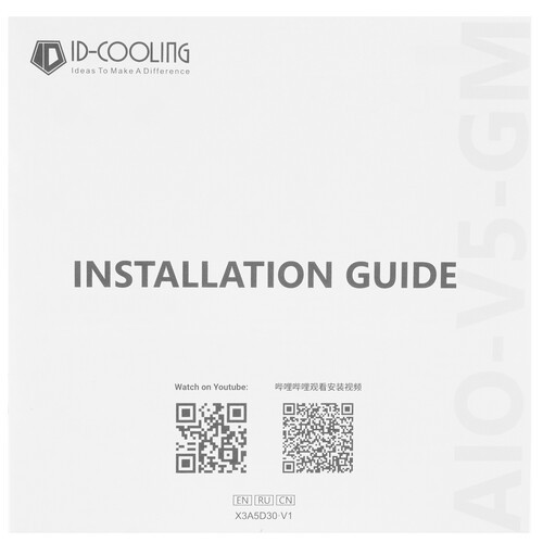 Система жидкостного охлаждения для процессора ID-COOLING FX120 ARGB Black