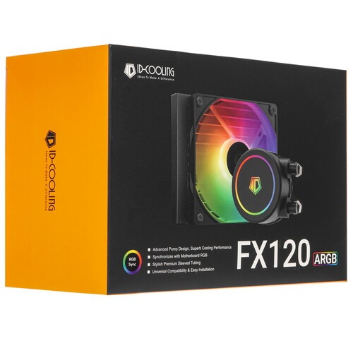 Система жидкостного охлаждения для процессора ID-COOLING FX120 ARGB Black