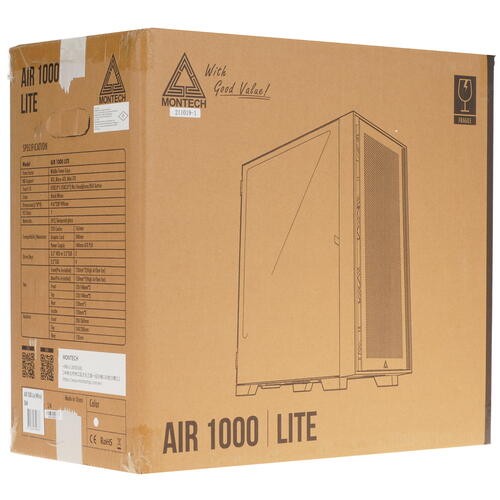 Компьютерный корпус Montech AIR 1000 LITE White (AIR1000LW)