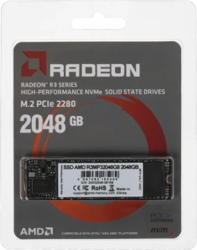 Твердотельный накопитель AMD 2000 Gb Radeon R3 Series (R3MP32048G8)