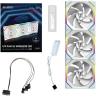 Комплект вентиляторов для корпуса Lian Li UNI FAN SL WIRELESS 120 Reverse Blade ARGB White (G99.12RSL1W3W.R0)