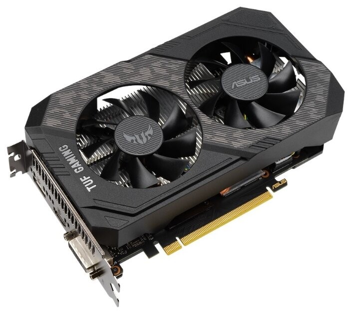 Видеокарта ASUS (TUF-GTX1650S-O4G-GAMING) GeForce GTX 1650 SUPER 1530MHz PCI-E 3.0 4096MB 12002MHz 128 bit DVI HDMI DisplayPort HDCP TUF Gaming OC