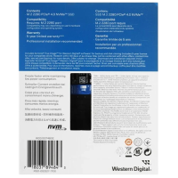 Твердотельный накопитель Western Digital 1000 Gb SN500 Blue (WDS100T4B0E)