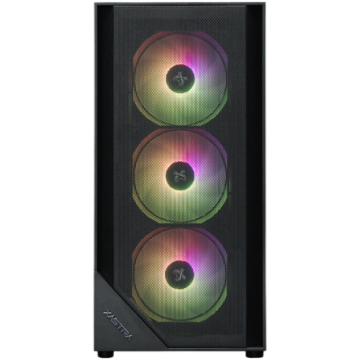 Компьютерный корпус XASTRA A401M 4ARGB-V2 TG Black (A401M-V2-4FC12A)