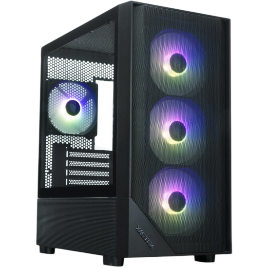 Компьютерный корпус XASTRA A401M 4ARGB-V2 TG Black (A401M-V2-4FC12A)