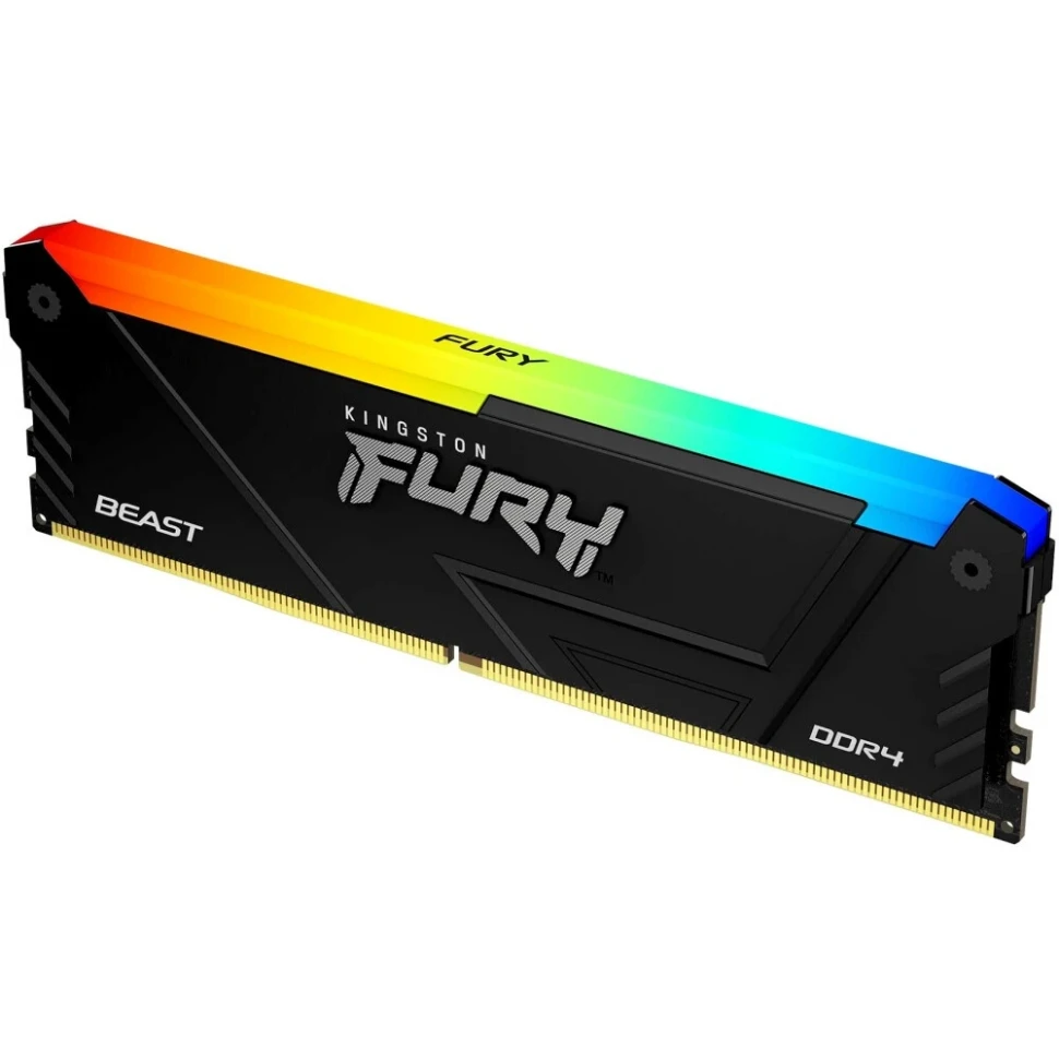 Оперативная память 16 Gb 3200 MHz Kingston FURY Beast RGB Black (KF432C16BB12A/16WP)