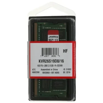 Оперативная память 16 Gb 2666 MHz Kingston (KVR26S19D8/16)