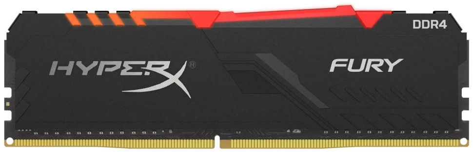 Оперативная память 32 Gb 3000 MHz Kingston HYPERX FURY Black RGB (HX430C16FB3A/32)