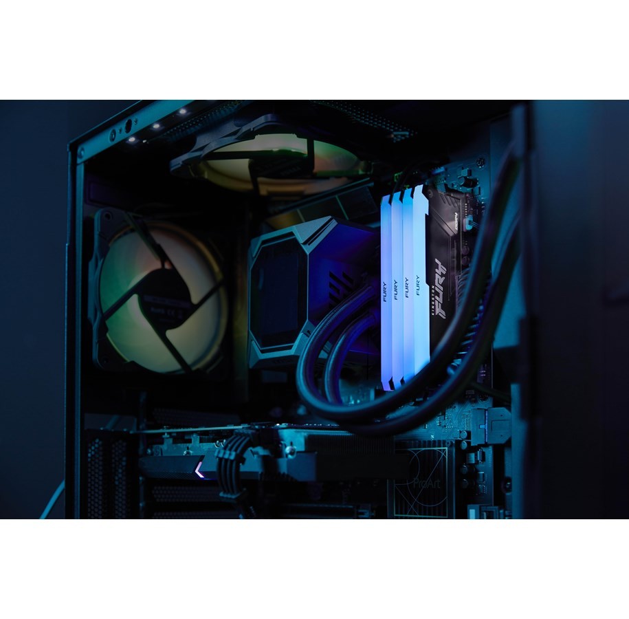 Оперативная память 16 Gb 2666 MHz Kingston FURY Beast RGB PnP Black (KF426C16BB2AK2/16)