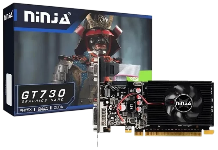 Видеокарта Sinotex Ninja (NF73NP023F) GeForce GT 730 2GB PCIE (96SP) CRT