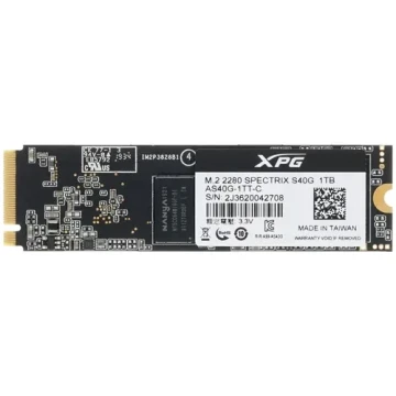Твердотельный накопитель ADATA 1000 Gb SPECTRIX S40G RGB AS40G-1TT-C XPG