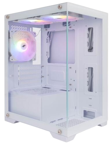 Компьютерный корпус 1STPLAYER MIKU Mi2 LED White (FP_Mi2-WH-3F1-W)