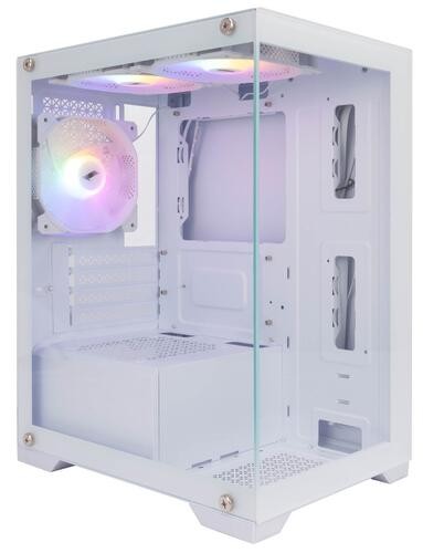 Компьютерный корпус 1STPLAYER MIKU Mi2 LED White (FP_Mi2-WH-3F1-W)