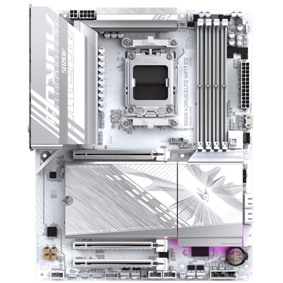 Материнская плата Gigabyte B850 AORUS ELITE WIFI7 ICE