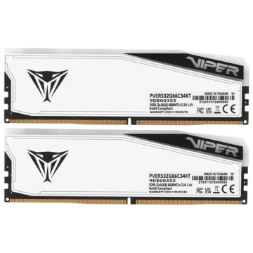 Оперативная память 32 Gb 6600 MHz PATRIOT VIPER ELITE 5 TUF Gaming (PVER532G66C34KT)