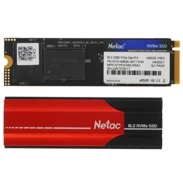 Твердотельный накопитель NETAC 1000 Gb (NT01N950E-001T-E4X)