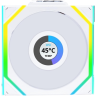 Вентилятор для корпуса Lian Li UNI FAN SL WIRELESS LCD 120 12SLLCD1W1W ARGB White (G99.12SLLCD1W1W.R0)