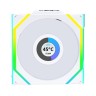 Вентилятор для корпуса Lian Li UNI FAN SL WIRELESS LCD 120 12SLLCD1W1W ARGB White (G99.12SLLCD1W1W.R0)