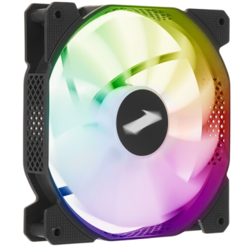 Вентилятор для корпуса 1STPLAYER F1-PLUS Black F1-PLUS-BK bulk