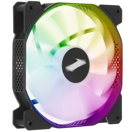 Вентилятор для корпуса 1STPLAYER F1-PLUS Black F1-PLUS-BK bulk