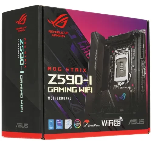 Материнская плата ASUS ROG STRIX Z590-I GAMING WIFI 90MB1680-M0EAY0