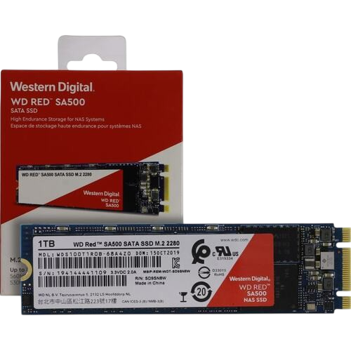 Твердотельный накопитель Western Digital 1000 Gb Red (WDS100T1R0B)