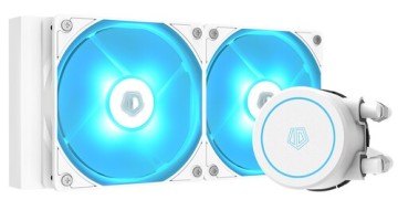 Система жидкостного охлаждения для процессора ID-COOLING AURAFLOW X 240 EVO SNOW RGB PWM