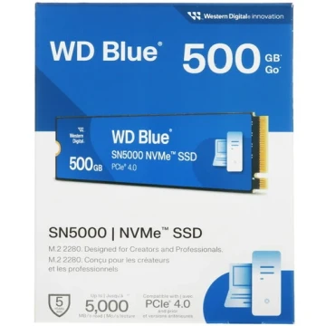 Твердотельный накопитель Western Digital 500 Gb Blue SN500 (WDS500G4B0E)